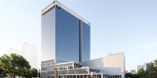 В Обручевском районе появится новый бизнес-центр с березовой аллеей