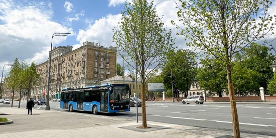 Мэр Москвы рассказал об озеленении Ленинского проспекта