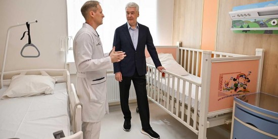 Мэр Москвы открыл центр быстрой хирургии для детей при Морозовской больнице