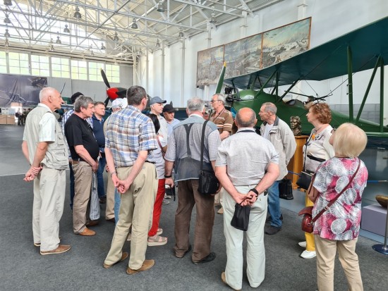 Ветераны и сотрудники УВД по ЮЗАО столицы посетили Центральный музей ВВС РФ
