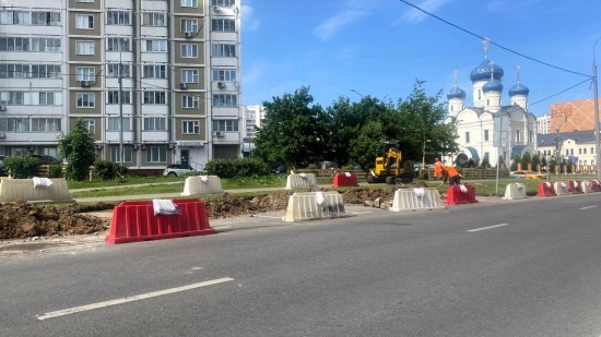 Стартовало благоустройство Южнобутовской улицы
