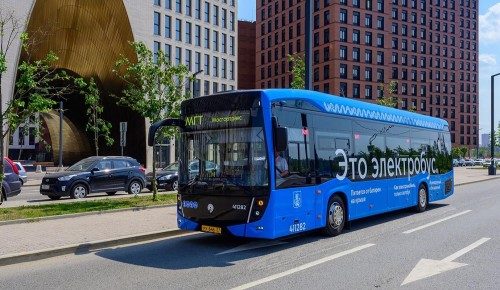 Электробусы начали курсировать по маршруту №119 в ЮЗАО