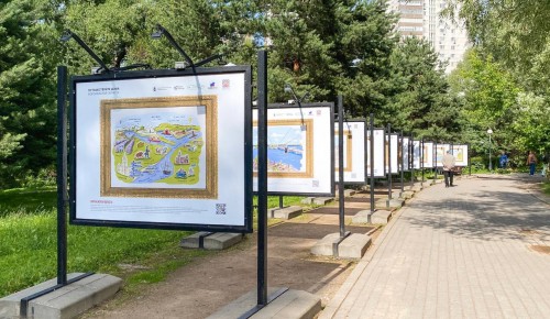 В усадьбе Воронцово до конца июля открыта экспозиция рисунков-открыток, посвященных Воронежской области
