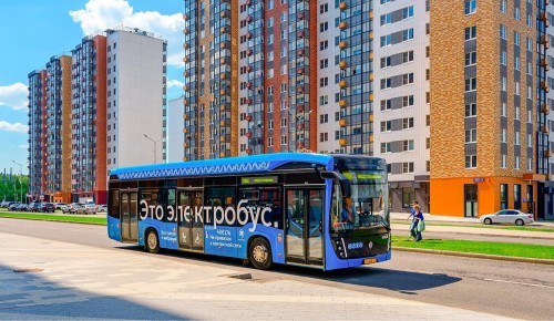 Электробусы вышли на маршрут С179 в районе Ясенево