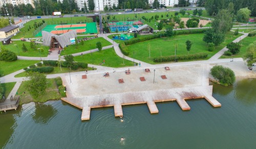 В Южном Бутове благоустроили новые зоны отдыха у воды