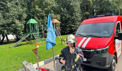 Тренировочные пожарно-тактические учения по тушению пожара и проведению аварийно-спасательных работ прошли в здании общежития РУДН