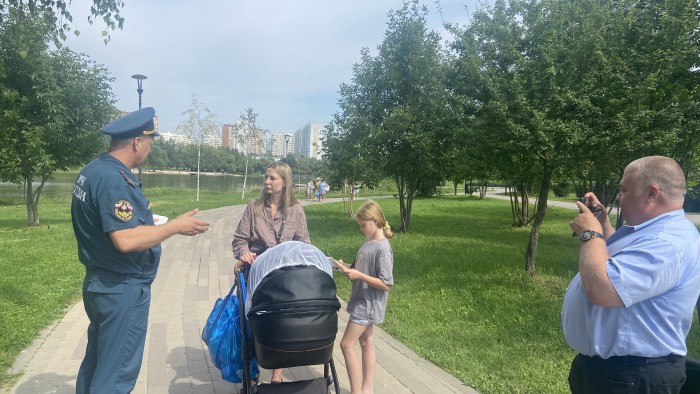 Рейд безопасности в местах массового отдыха провели в ЮЗАО