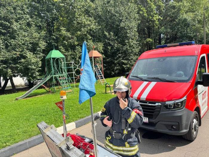 Тренировочные пожарно-тактические учения по тушению пожара и проведению аварийно-спасательных работ прошли в здании общежития РУДН