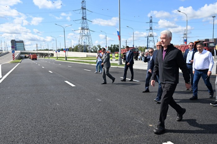 Открыто движение на новой развязке у станции метро «Корниловская» — Собянин