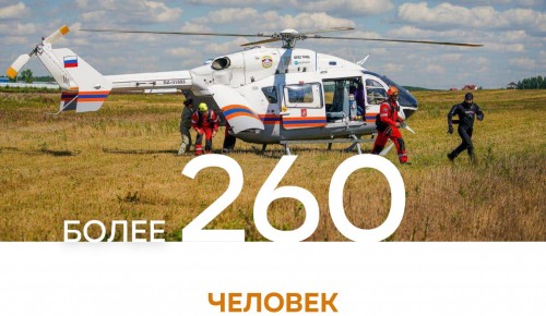 Более 260 человек спасли экипажи Московского авиационного центра за полгода