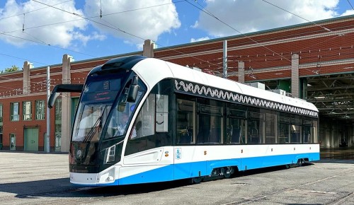 Собянин: В столицу прибыл первый трамвай «Львенок-Москва» из новой поставки