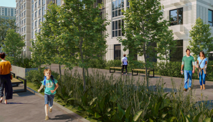 В строящемся по программе реновации доме на Херсонской улице ведутся монолитные работы