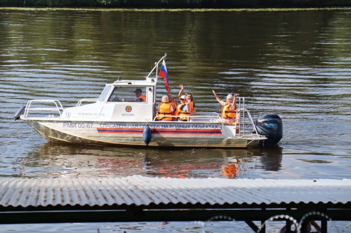 Уроки безопасности на воде прошли на поисково-спасательной станции «Серебряный Бор»