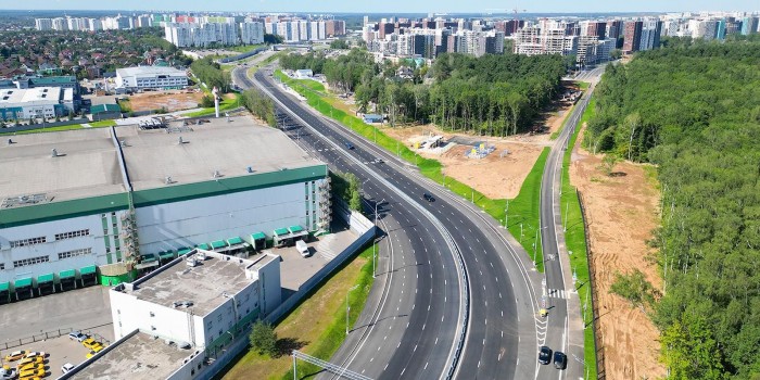 Мэр Москвы сообщил об открытии дороги от улицы Эдварда Грига до улицы Поляны