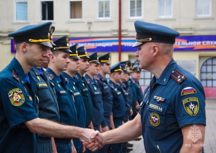 В столичном управлении МЧС России начался учебно-методический сбор с выпускниками учебных заведений МЧС России
