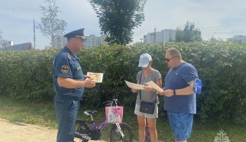 В Южном Бутове провели профилактический рейд по безопасности