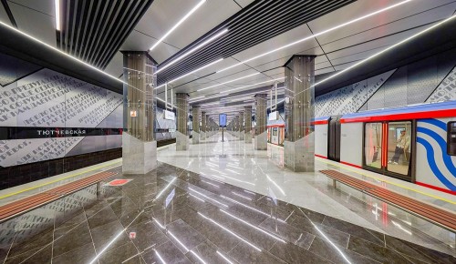 Движение поездов между станциями «Тютчевская» и «Новаторская» приостановят с 29 по 31 августа