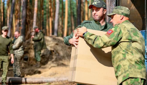 Еще две тонны гуманитарного груза направили жители Юго-Западного округа в Запорожскую область и ДНР