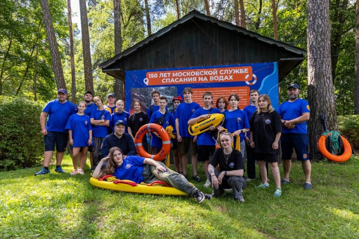 На базе Московской городской поисково-спасательной службы на водных объектах продолжаются занятия в рамках проекта «ПроГероев»