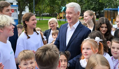 Сергей Собянин сообщил об открытии после реконструкции школы № 1770