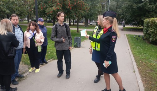 Сотрудники Госавтоинспекции юго-запада Москвы провели профилактическое мероприятие в рамках акции «Родительский патруль»