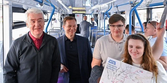 Сергей Собянин открыл трамвайное движение по проспекту Академика Сахарова