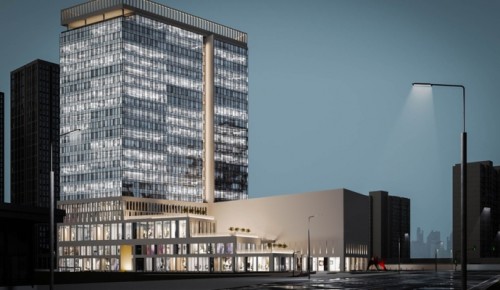 Архитектурная подсветка преобразит новый бизнес-центр у станции БКЛ «Воронцовская»