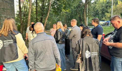 Молодежная палата Зюзина приняла участие в обходе дворовых территорий на Азовской улице