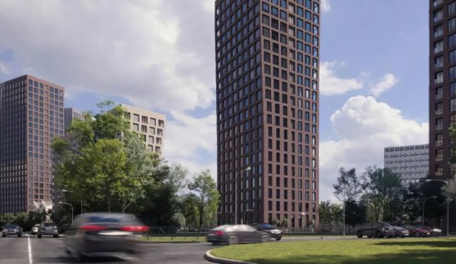 В бизнес-центре в Обручевском районе приступили к внутренней отделке