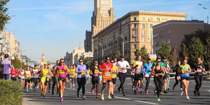 20 и 21 сентября более 60 улиц и набережных перекроют для проведения Московского марафона