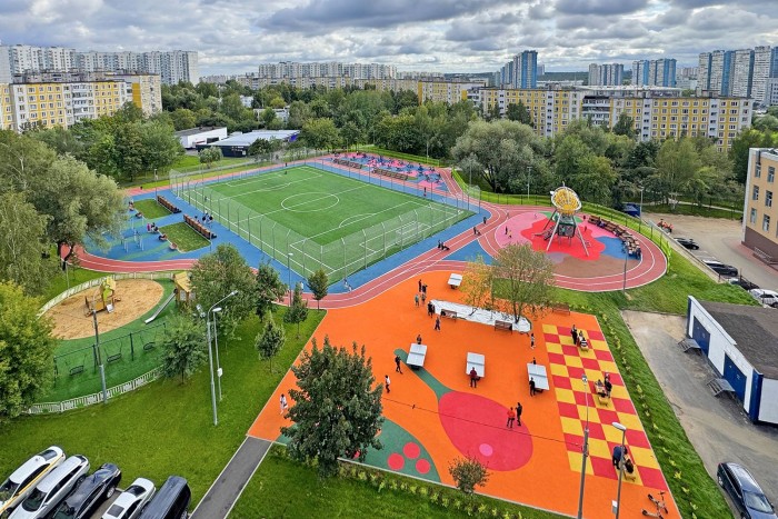 Новый спортивный сквер создали в Бутовском лесопарке — Сергей Собянин