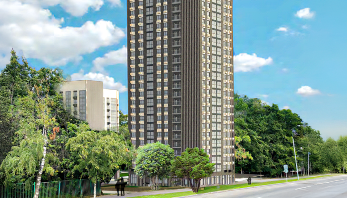 В районе Зюзино возводят новый жилой комплекс по реновации на 282 квартиры