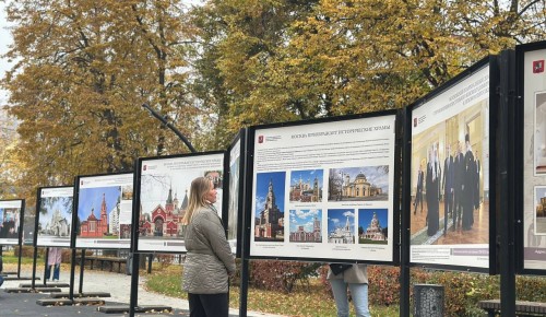 Фотовыставка о строительстве храмов Москвы открылась на Чонгарском бульваре