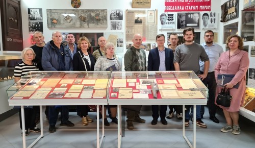 Ветераны и сотрудники УВД юго-запада столицы побывали в музее истории МУРа