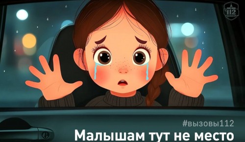 Спасатели напомнили, что ребёнок ни в коем случае не должен оставаться один в автомобиле