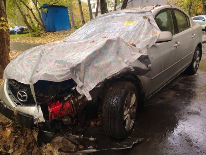 В Черемушках выявлен очередной брошенный автомобиль