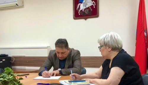 Глава управы Черемушек провел прием граждан