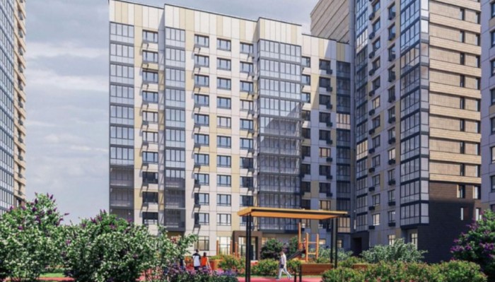 В жилом корпусе по реновации на ул. Введенского ведется устройство кровли