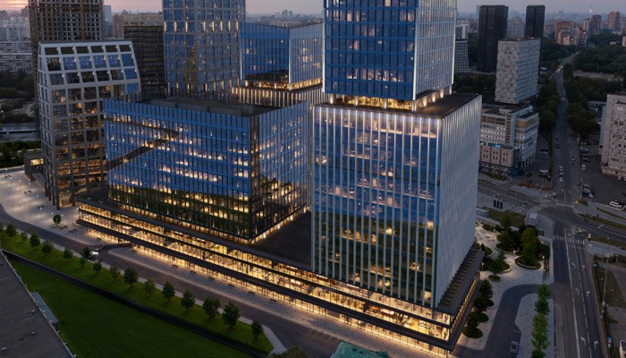 Согласована концепция архитектурной подсветки офисного квартала в Обручевском районе