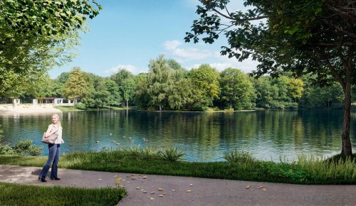 Началась реабилитация Голубинского пруда в Ясеневе