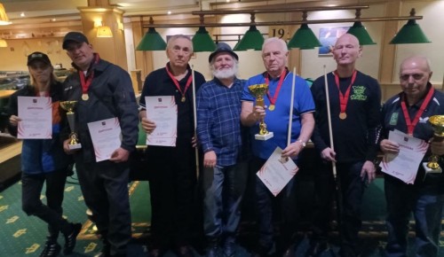 Спортсмены из Северного Бутово стали победителями окружных соревнований по бильярду среди лиц с ОВЗ