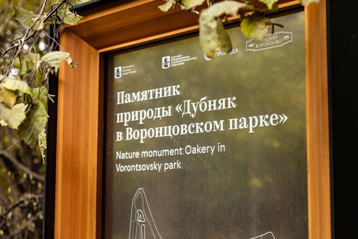 Жителям ЮЗАО раскрыли тайны многовековой дубравы в усадьбе Воронцово
