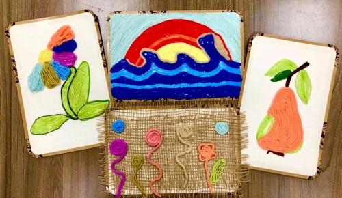 В реабилитационном центре «Бутово» прошел терапевтический мастер-класс по ниткографии