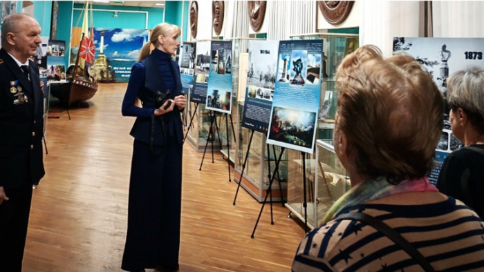 Во дворце «Севастополец» почтили память моряков затонувшего 70 лет назад линкора «Новороссийск»