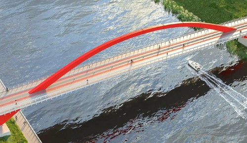 Собянин: Новый мост соединит восточную часть Мневниковской поймы и парк «Фили»