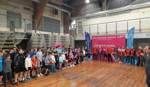 Юные теннисисты СП «Котловка» центра «Атлант» завоевали медали на спартакиаде