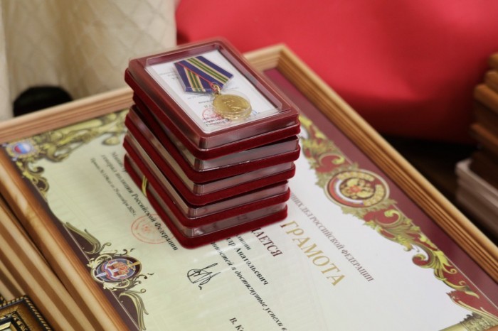 Состоялось торжественное мероприятие, посвященное Дню сотрудника полиции в УВД по ЮЗАО г. Москвы