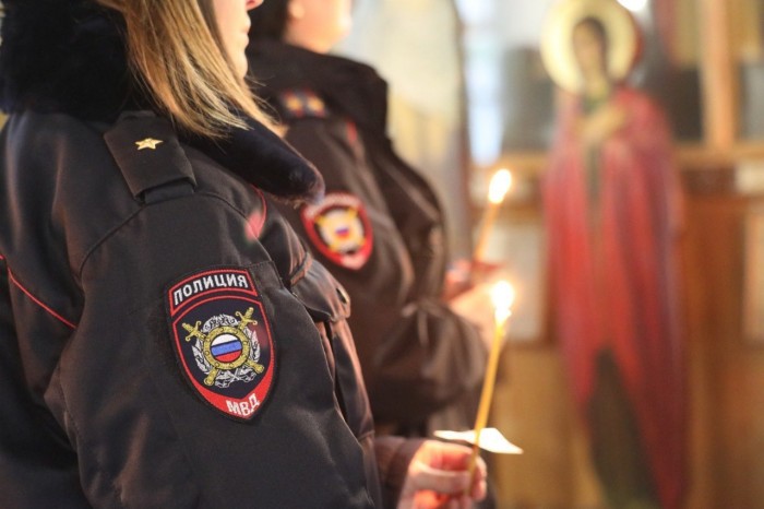 Панихида по погибшим сотрудникам при исполнении служебных обязанностей прошла на территории ЮЗАО г. Москвы