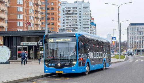 В ЮЗАО заработали два новых электробусных маршрута