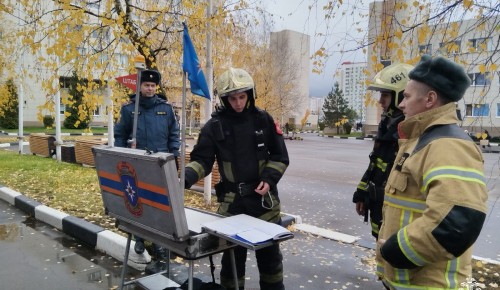 Пожарно-тактические учения прошли в РУДН